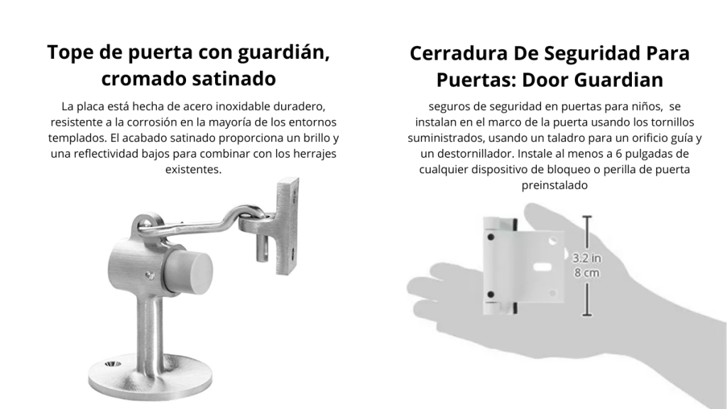 topes para puertas portal tipo guardian